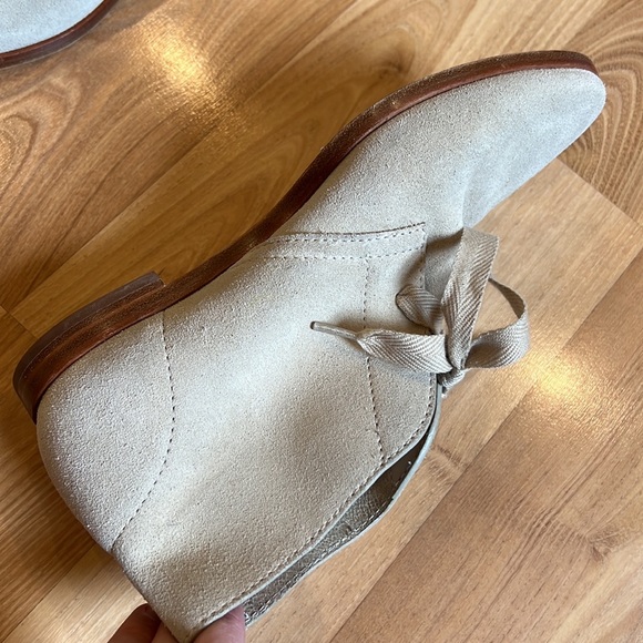 Alexander Wang Light Tan Lace Up Booties Size 8 / 38 - Picture 3 of 9